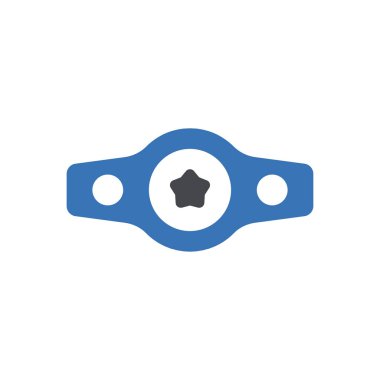 Şeffaf bir arkaplanda kemer vektör çizimi. Konsept ve grafik tasarım simgeleri için kaliteli semboller.. 