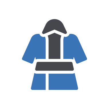 Şeffaf bir arkaplanda boks kumaşı vektör çizimi. Konsept ve grafik tasarımı için en kaliteli semboller..