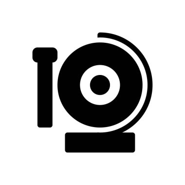 Şeffaf bir arkaplan üzerinde çan vektör illüstrasyonu. Konsept ve grafik tasarım için mükemmel kalite semboller..