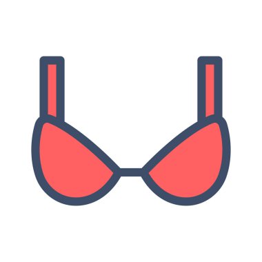 Saydam bir arkaplan üzerinde sütyen vektör çizimi. Konsept ve grafik tasarım için mükemmel kalite simgeleri..