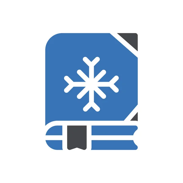 透明背景下的雪矢量图解 优质符号 概念和图形设计用的Glyphs图标 — 图库矢量图片