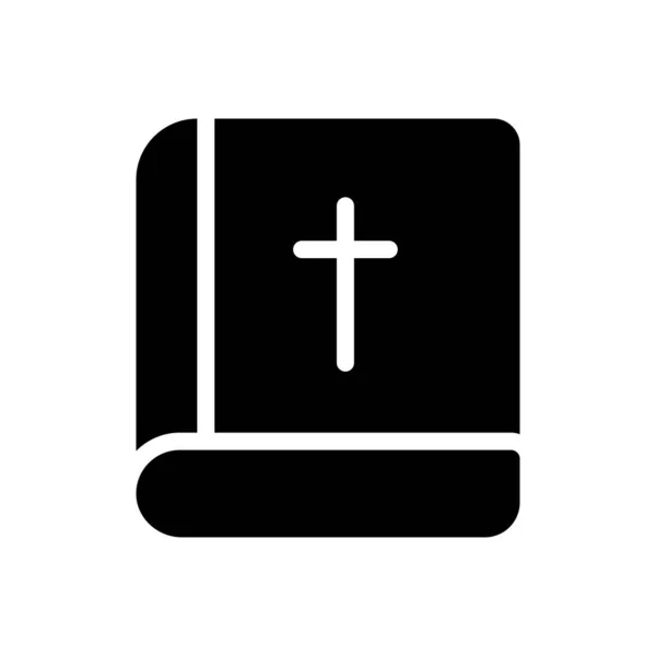 透明な背景にキリスト教のベクトル図 プレミアム品質の象徴概念とグラフィックデザインのためのグリフアイコン — ストックベクタ