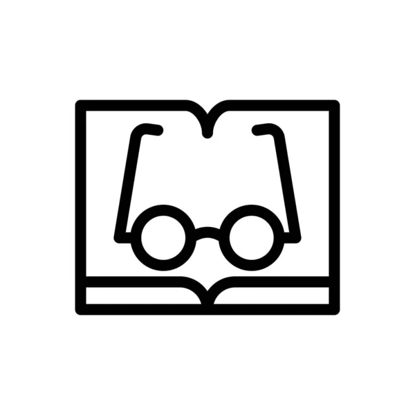 Vektorová Ilustrace Brýlí Průhledném Pozadí Symboly Prvotřídní Kvality Ikona Tenké — Stockový vektor
