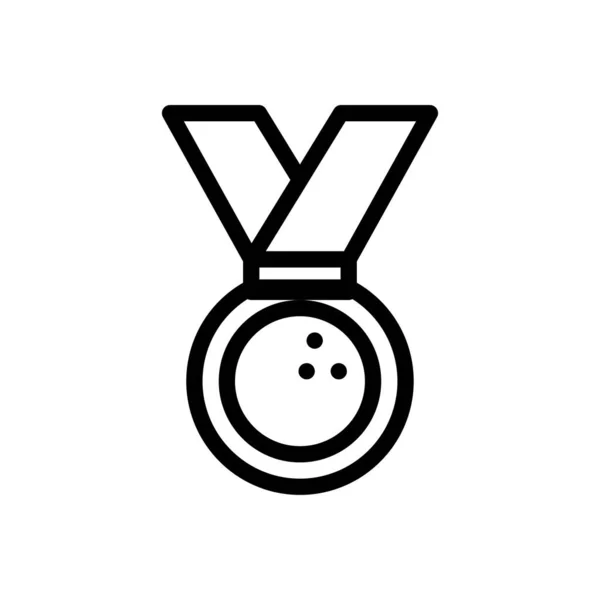 Medal Vector Illustration Transparent Background Premium Quality Symbols Thin Line — Stock Vector