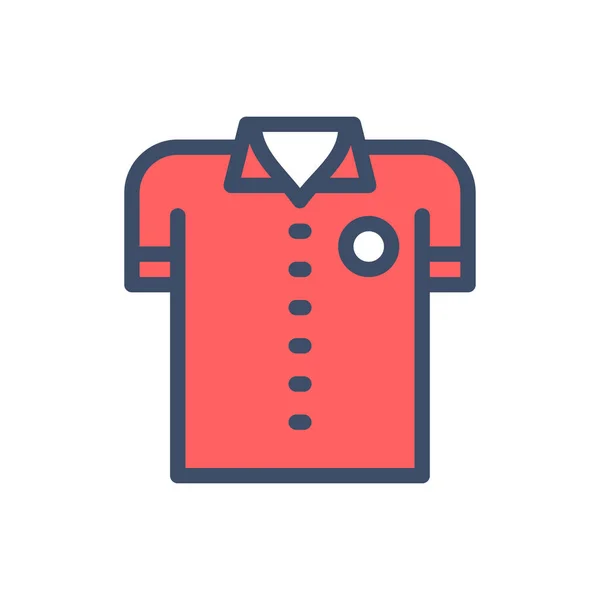Shirt Vector Illustration Transparent Background Premium Quality Symbols Stroke Icon — Stockvektor