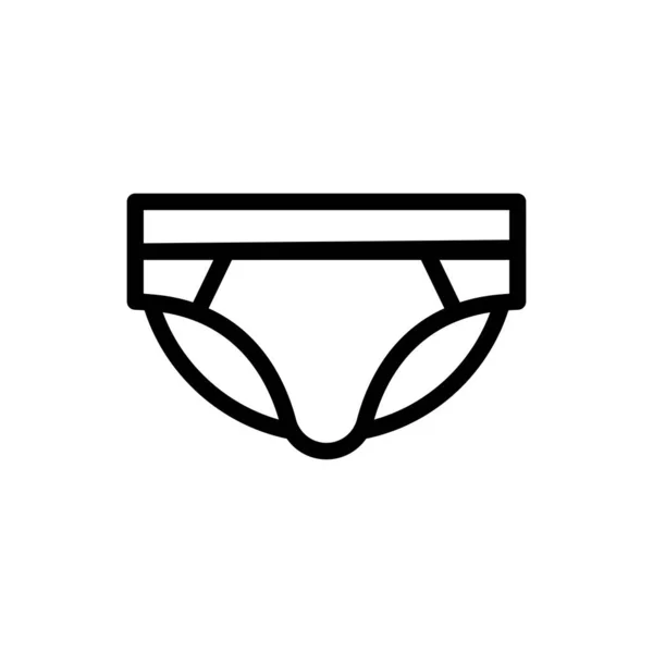 Underwear Vector Illustration Transparent Background Premium Quality Symbols Thin Line — Stock Vector