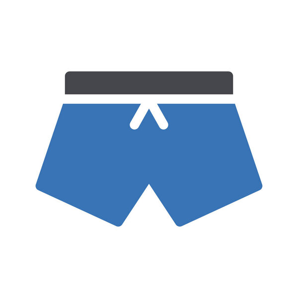 shorts vector illustration on a transparent background.Premium quality symbols.Glyphs icon for concept and graphic design.