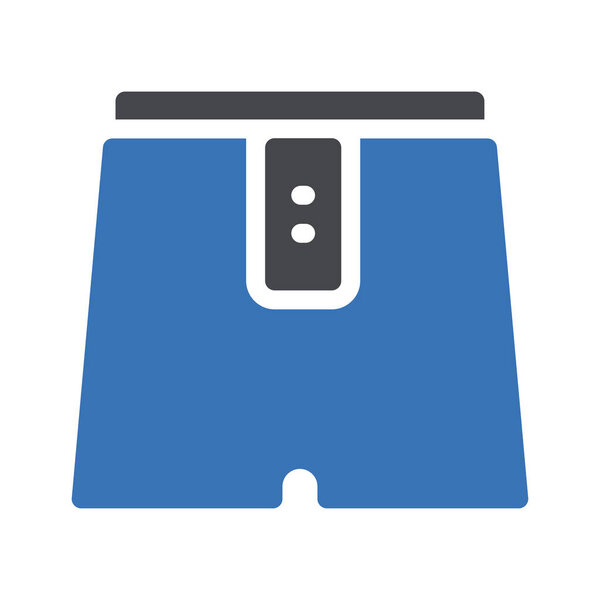 shorts vector illustration on a transparent background.Premium quality symbols.Glyphs icon for concept and graphic design.