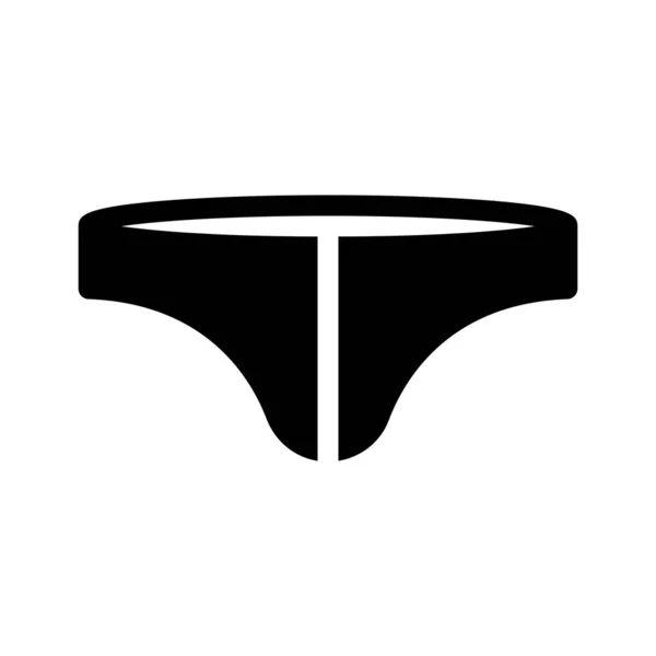 Underwear Vector Illustration Transparent Background Premium Quality Symbols Glyphs Icon — Stock Vector