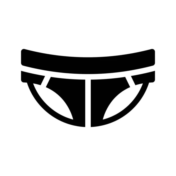 Underwear Vector Illustration Transparent Background Premium Quality Symbols Glyphs Icon — Stock Vector