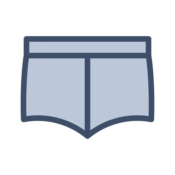 Shorts Vector Illustration Transparent Background Premium Quality Symbols Stroke Icon —  Vetores de Stock