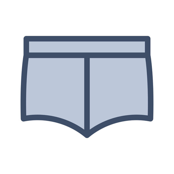 shorts vector illustration on a transparent background.Premium quality symbols.Stroke icon for concept and graphic design.