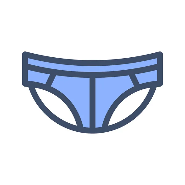 Underwear Vector Illustration Transparent Background Premium Quality Symbols Stroke Icon — Stock Vector