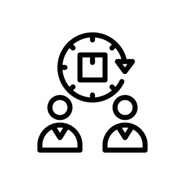 Şeffaf bir arkaplanda kullanıcı vektör çizimi. Konsept ve grafik tasarımı için ince çizgi simgesi..