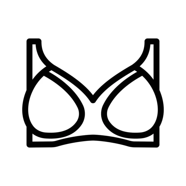 Illustration Vectorielle Soutien Gorge Sur Fond Transparent Symboles Qualité Premium — Image vectorielle