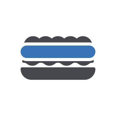 Şeffaf bir arkaplanda kahvaltı vektör illüstrasyonu. Konsept ve grafik tasarım için özel kalite semboller..