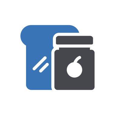 jam vector illustration on a transparent background.Premium quality symbols.Glyphs icon for concept and graphic design.