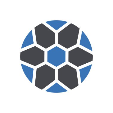 Saydam bir arkaplan üzerinde futbol vektör illüstrasyonu. Konsept ve grafik tasarımı için mükemmel kalite semboller..