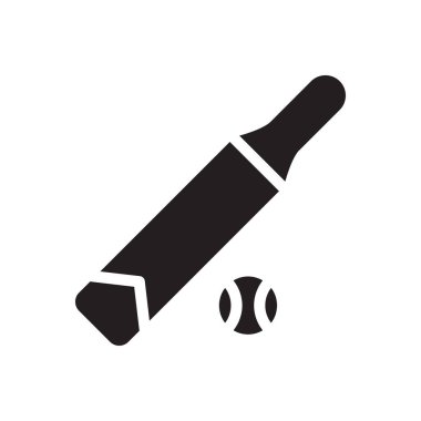 Saydam bir arkaplan üzerinde yarasa topu vektör çizimi. Konsept ve grafik tasarımı için özel kalite semboller..