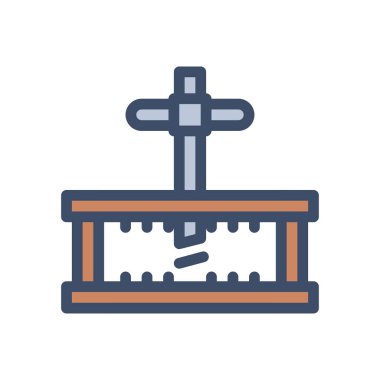 şeffaf bir arkaplan üzerinde ölüm vektörü çizimi. Konsept ve grafik tasarımı için birinci sınıf kalite simgeler..