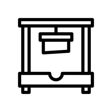 Saydam bir arkaplanda ölüm vektörü çizimi. Premium kalite semboller. Konsept ve grafik tasarım için ince çizgi simgesi.