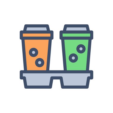 Şeffaf bir arkaplan üzerinde süt kabı vektör illüstrasyonu. Konsept ve grafik tasarımı için birinci sınıf kalite simgeler..