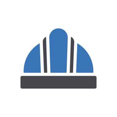 Şeffaf bir arkaplan üzerinde kask vektör çizimi. Konsept ve grafik tasarımı için mükemmel kalite semboller..