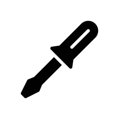 screwdriver vector illustration on a transparent background.Premium quality symbols.Glyphs icon for concept and graphic design.