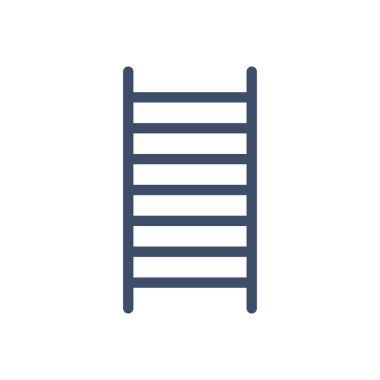 Şeffaf bir arkaplan üzerinde merdiven vektör çizimi. Konsept ve grafik tasarımı için birinci sınıf kalite simgeler..