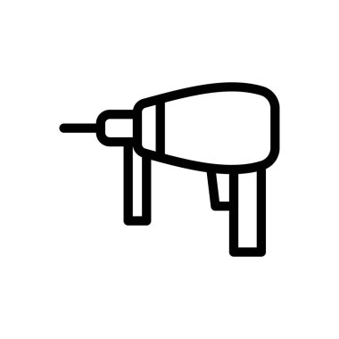 Şeffaf bir arkaplanda sondaj vektör çizimi. Premium kalite semboller. Konsept ve grafik tasarım için ince çizgi simgesi.