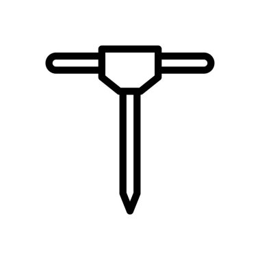 Şeffaf bir arkaplan üzerinde el sondajı vektör illüstrasyonu. Premium kalite sembolleri. Konsept ve grafik tasarım için ince çizgi simgesi.