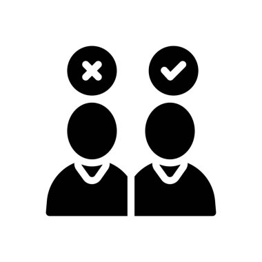 Şeffaf bir arkaplan üzerinde kullanıcı vektör illüstrasyonu. Konsept ve grafik tasarım için kaliteli semboller..