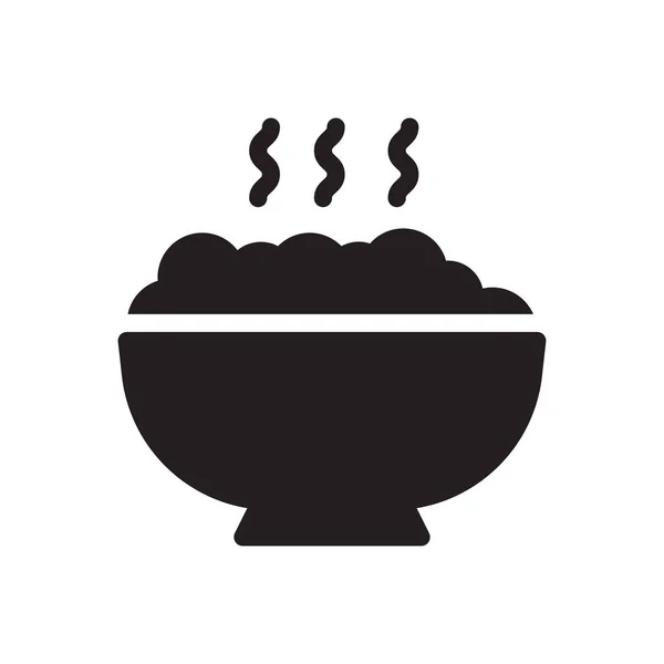 Hot Food Vector Illustration Transparent Background Premium Quality Symbols Glyphs - Stok Vektor