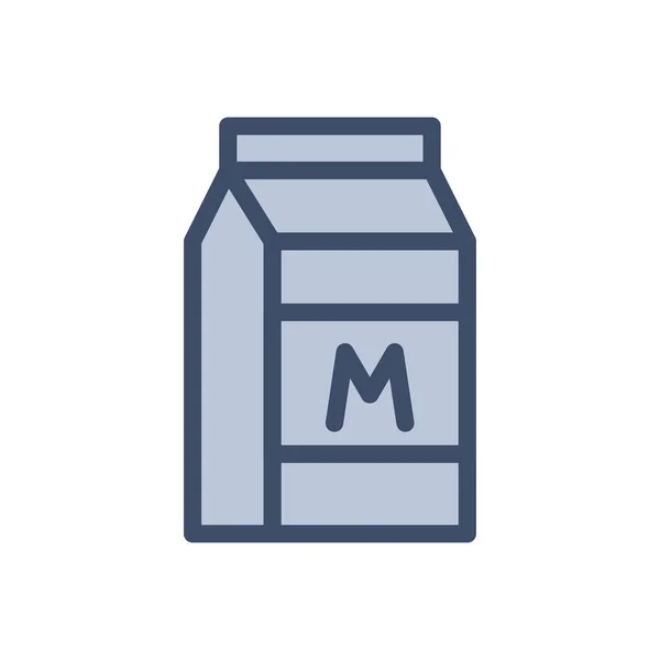 Векторная Иллюстрация Молока Прозрачном Фоне Премиум Символы Качества — стоковый вектор