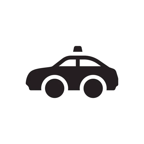 Taxi Vector Illustration Transparent Background Premium Quality Symbols Glyphs Icon — Stock Vector