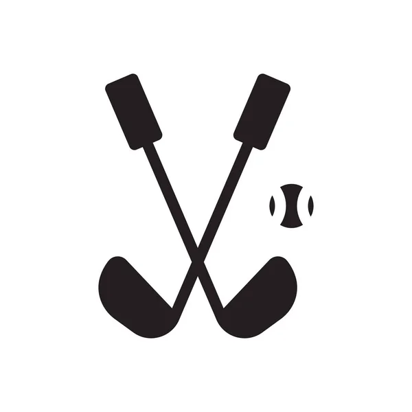 Hockey Vector Illustration Transparent Background Premium Quality Symbols Glyphs Icon — Archivo Imágenes Vectoriales