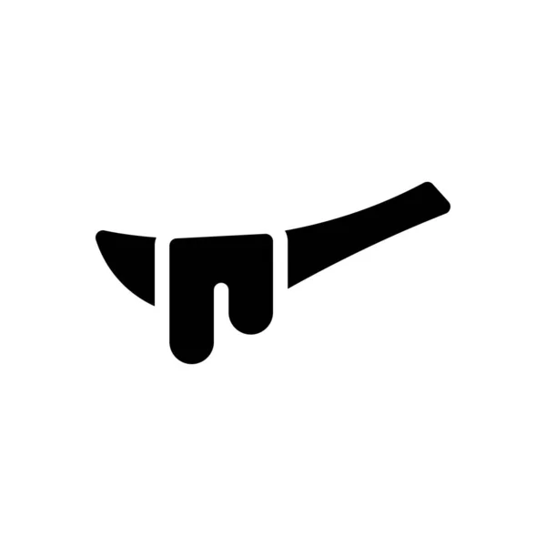 Löffelmilchvektorillustration Auf Transparentem Hintergrund Premium Qualitätssymbols Glyphen Symbol Für Konzept — Stockvektor