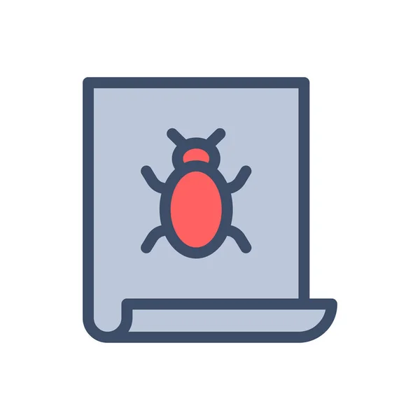 Bug Vector Illustratie Een Transparante Achtergrond Premium Kwaliteit Symbolen Stroke — Stockvector
