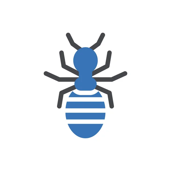 Termite Vector Illustration Transparent Background Premium Quality Symbols Glyphs Icon — Vetor de Stock