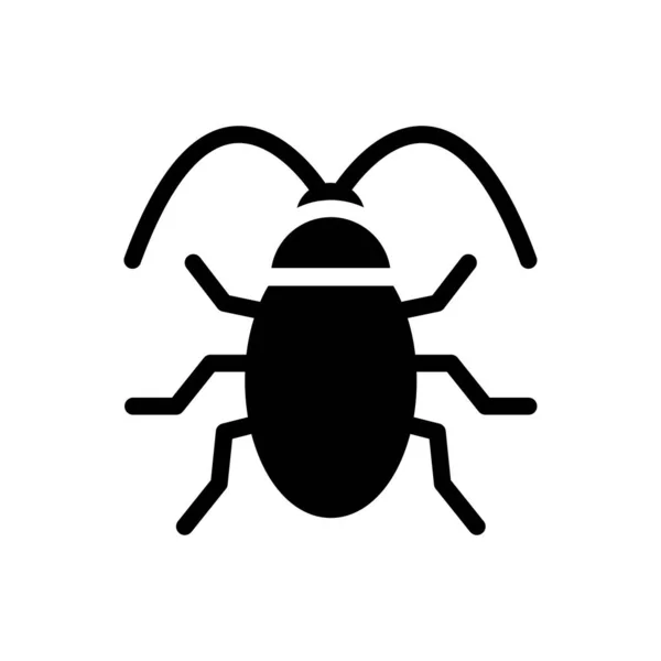 Cockroach Vector Illustration Transparent Background Premium Quality Symbols Glyphs Icon — Image vectorielle