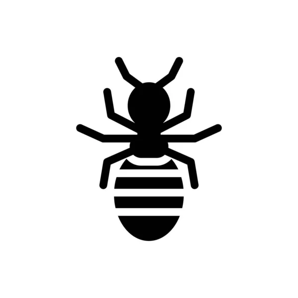 Termite Διανυσματική Απεικόνιση Ένα Διαφανές Φόντο Premium Σύμβολα Ποιότητας Glyphs — Διανυσματικό Αρχείο