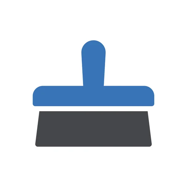 Brush Vector Illustration Transparent Background Premium Quality Symbols Glyphs Icon — Stock Vector