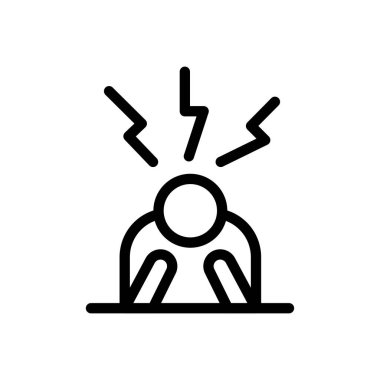 Şeffaf bir arkaplanda vektör çizimi düşünülüyor. Premium kalite sembolleri. Konsept ve grafik tasarım için ince çizgi simgesi. 