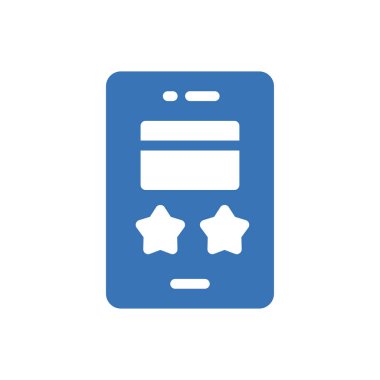 Şeffaf bir arkaplan üzerinde mobil vektör illüstrasyonu. Konsept ve grafik tasarımı için kaliteli semboller.. 