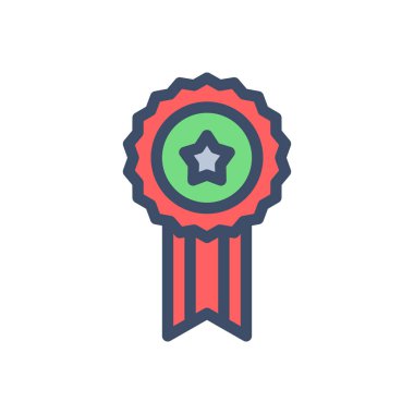 Şeffaf bir arkaplan üzerinde rozet vektör çizimi. Konsept ve grafik tasarım için mükemmel kalite simgeleri.. 