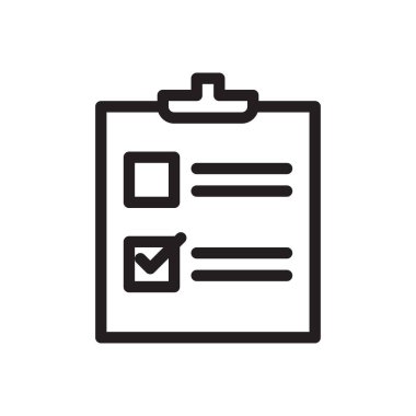 Şeffaf bir arkaplan üzerinde pano vektör çizimi. Premium kalite semboller. Konsept ve grafik tasarım için ince çizgi simgesi.