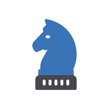 Saydam bir arkaplan üzerinde satranç vektör çizimi. Konsept ve grafik tasarımı için özel kalite semboller.. 