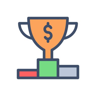 Şeffaf bir arkaplan üzerinde podyum vektör illüstrasyonu. Konsept ve grafik tasarım için premium kalite simgeleri..