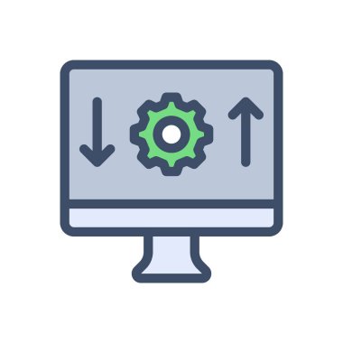 Şeffaf bir arkaplan üzerinde vektör illüstrasyonu ayarlanıyor. Konsept ve grafik tasarımı için birinci sınıf kalite simgeler..