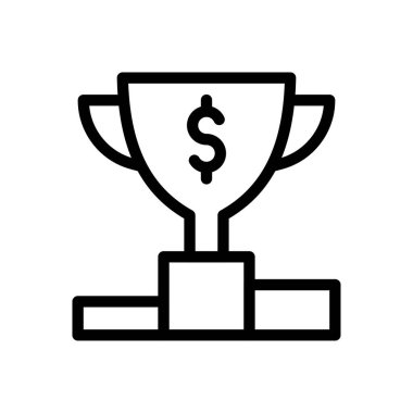 Şeffaf bir arkaplanda podyum vektör çizimi. Konsept ve grafik tasarım için ince çizgi simgesi..